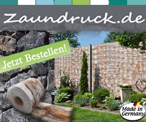 zaun bedrucken